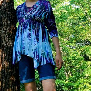 One World Live & Let Live Patterned Shirt